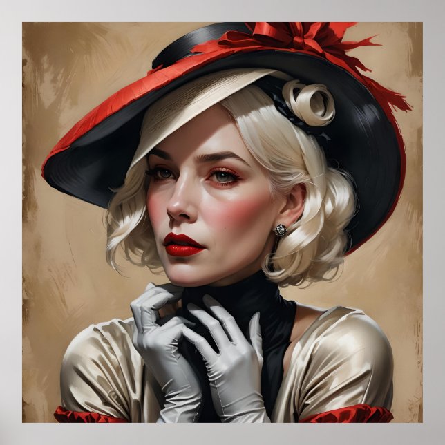 Poster Vintage Vogue (Devant)