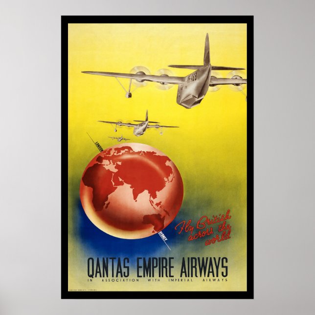 Poster Vintage voyage 13 (Devant)