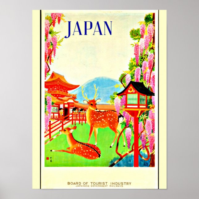 Poster Vintage voyage Art-Japon 6 (Devant)