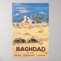 Vintage voyage de Bagdad Iraq
