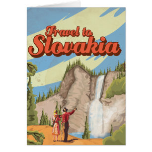Poster Vintage voyage de Slovaquie
