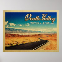 Vintage voyage du parc national de Death Valley