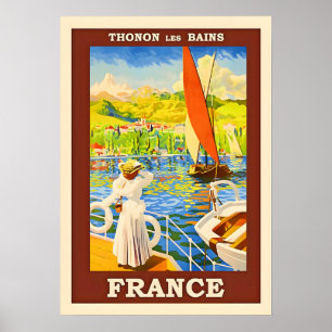 Poster Vintage voyage France