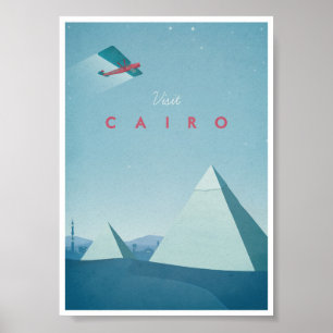 Poster Vintage voyage Le Caire