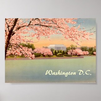 Poster vintage, Washington DC