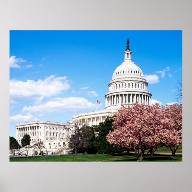 Poster Vintage Washington DC (Devant)