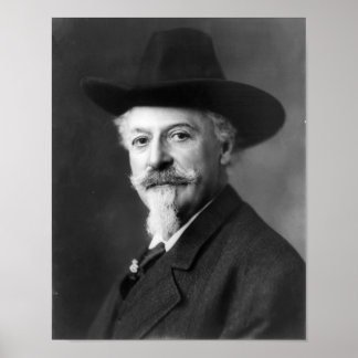 Poster vintage William F Cody