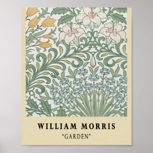Poster Vintage William Morris Garden Exposition