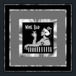 Poster Vintage Wine Bar Art Deco<br><div class="desc">Poster Vintage Wine Bar Art Deco</div>