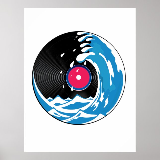 Poster Vinyl Wave (Devant)