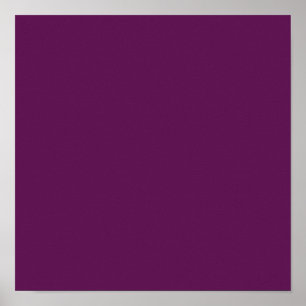 Poster Violet de raisin (couleur solide) 