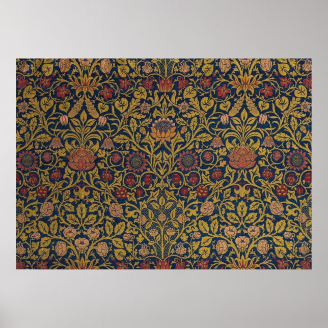 Poster Violet et Columbine par William Morris (Devant)