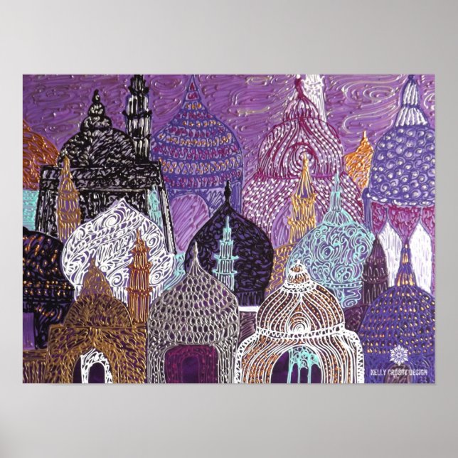 Poster Violet Mosquescape (Devant)