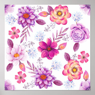 Poster Violet rose