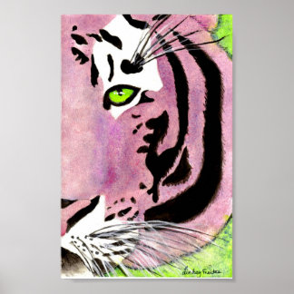 Poster Violet Tiger
