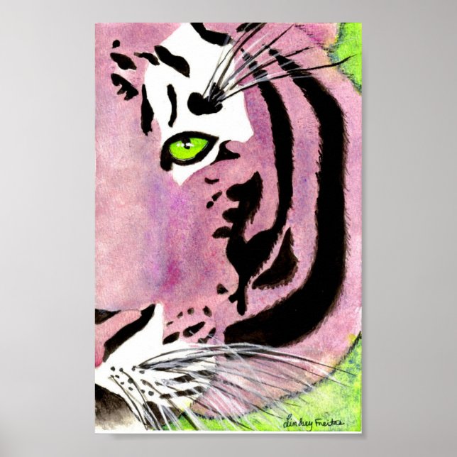 Poster Violet Tiger (Devant)