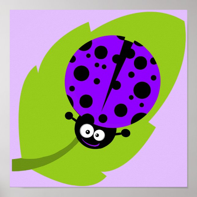 Poster Violet Violet Ladybug (Devant)