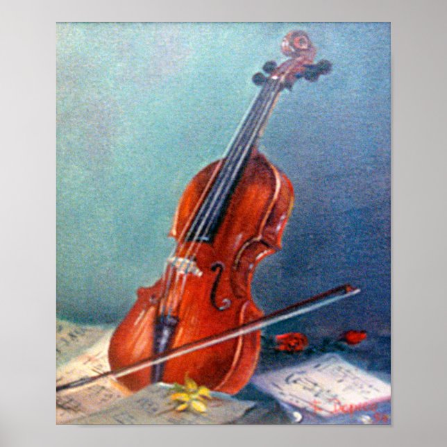 Poster Violín (Devant)