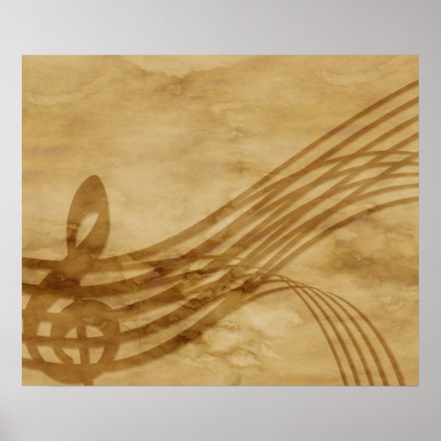 Poster Violin key (Devant)