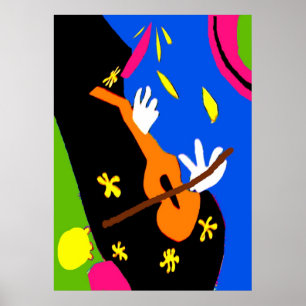 Poster Violon Abstractcello