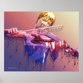 Poster Violon larmant