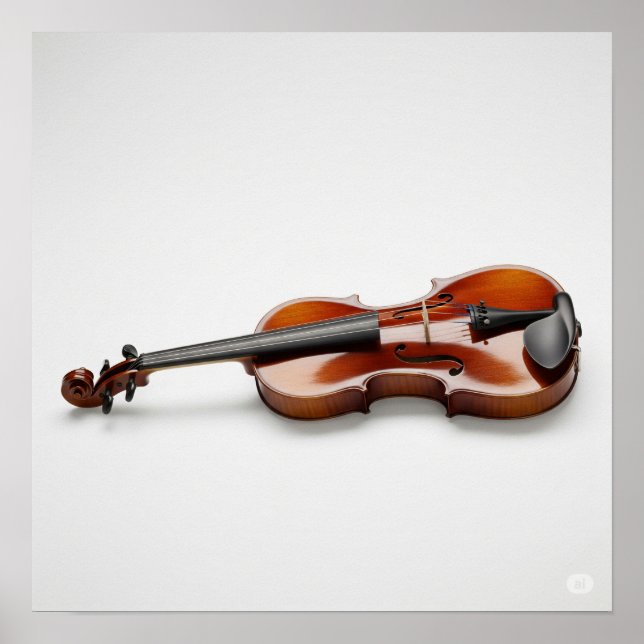 Poster Violon poli (Devant)