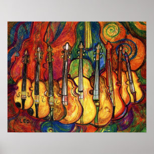Poster Violons