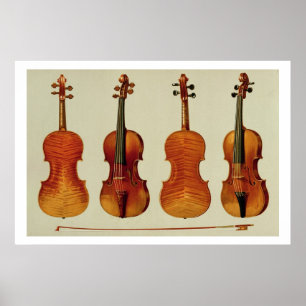 Poster Violons (LtoR) : l'Alard d'Antonio Stradivariu
