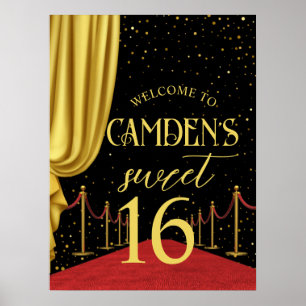 Poster VIP, Tapis Rouge Anniversaire, Anniversaire Hollyw