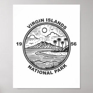 Poster Virgin Islands National Park 