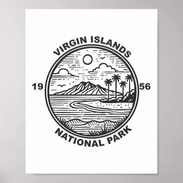 Poster Virgin Islands National Park  (Devant)