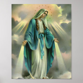 Poster Virgin Mary
