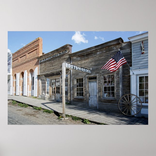 Poster Virginia City Ghost Town - Montana (Devant)