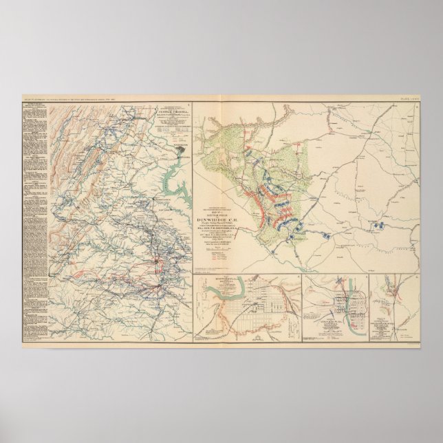 Poster Virginie centrale Dinwiddie CH (Devant)