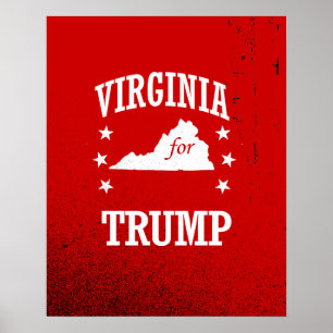 POSTER VIRGINIE POUR TRUMP