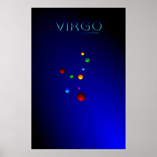 Poster Virgo Constellation (Devant)