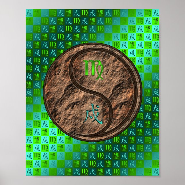 Poster Virgo & Earth Dog (Devant)