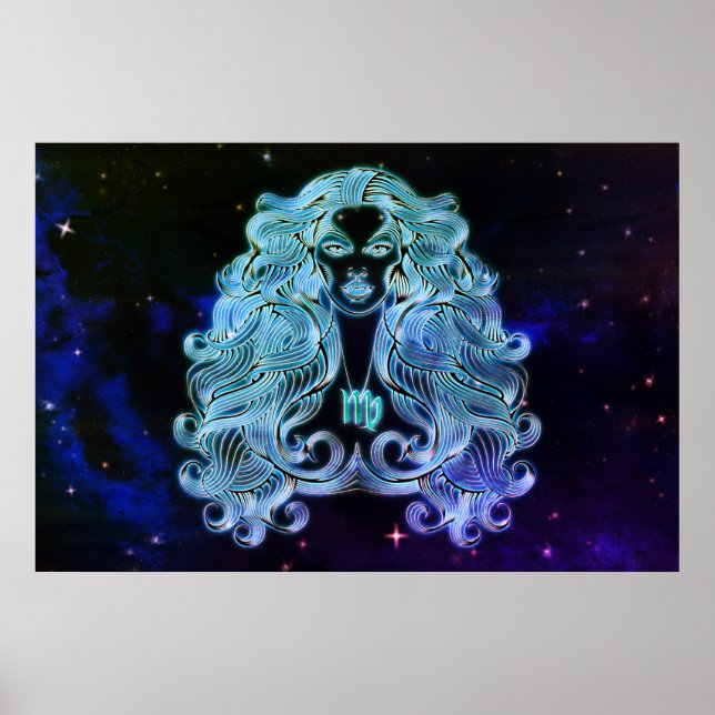Poster virgo l'affiche vierge du zodiac (Devant)