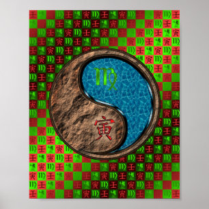 Poster Virgo & Water Tiger