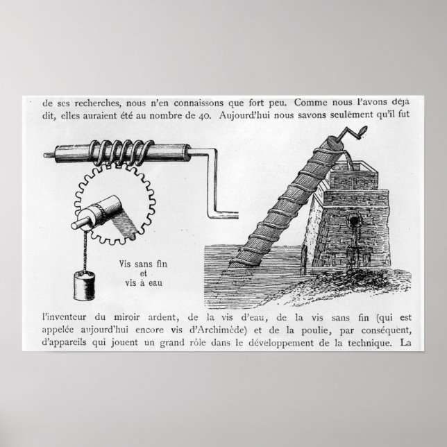 Poster Vis Archimedes (Devant)