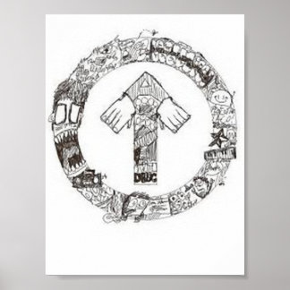 Poster Vis au-dessus de l'influence