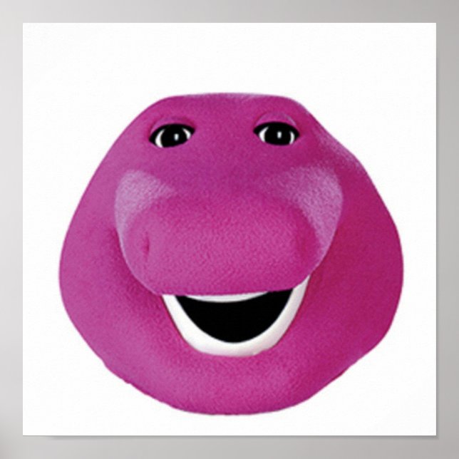 Poster Visage Barney (Devant)