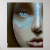 Visage de femme | Œuvre d'art générée par l'IA
