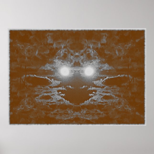 Poster Visage éthérique : vestiges du temps (Devant)
