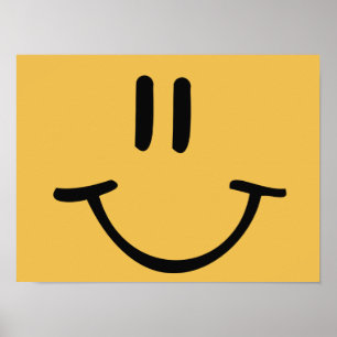Poster Visage heureux