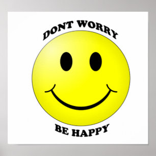 Poster Visage heureux