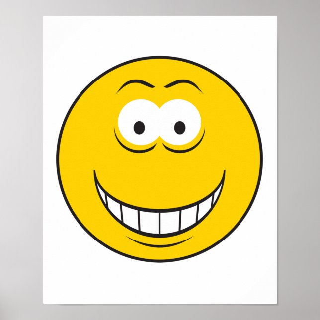Poster Visage Jaune (Devant)