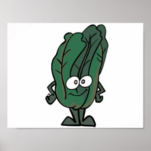 Poster Visage Spinach