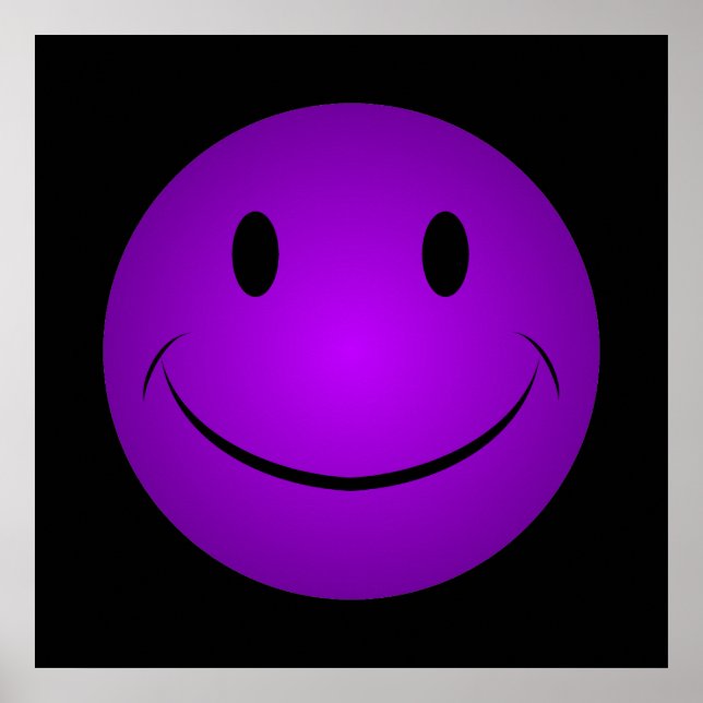 Poster Visage Violet (Devant)