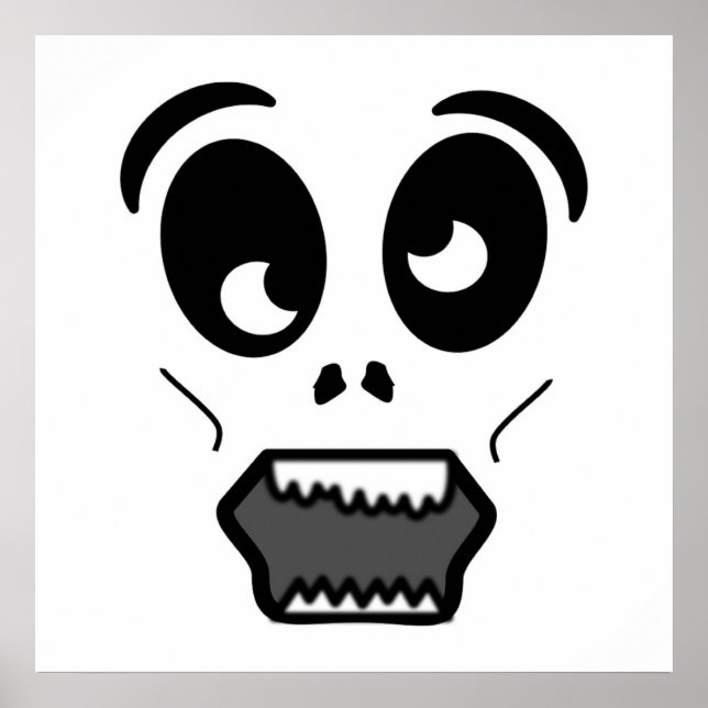 POSTER VISAGE ZOMBIE (Devant)